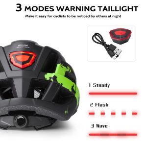 helmet with LED lights