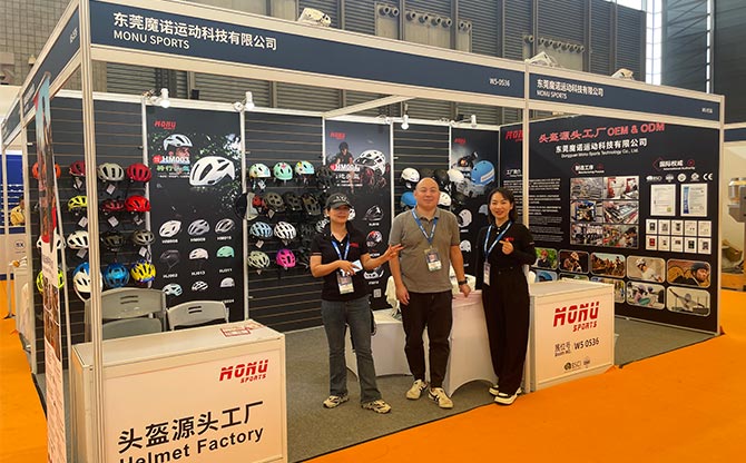 helmets for riding at china cycle 2024 by monusports