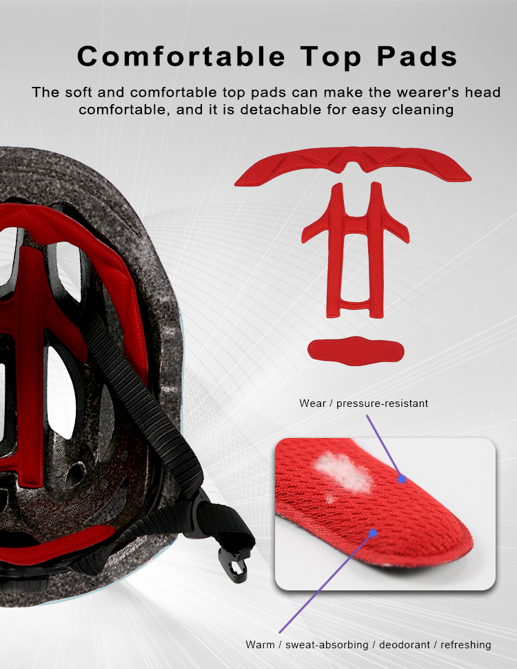 Children's helmet comfortable top pads