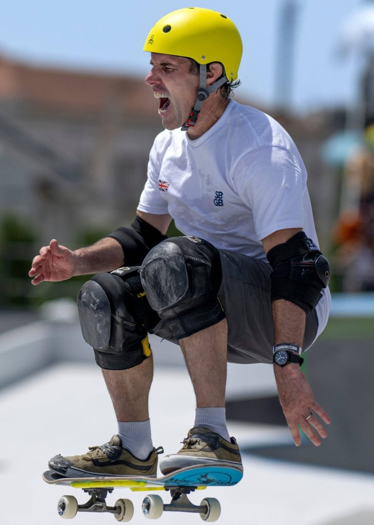 The old boy wearing a skateboard helmet enters the 2024 Paris Olympics, Olympic Skateboard Helmets